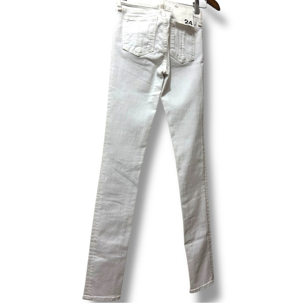 Rag & Bone | EUC USA White High-Rise White Skinny Jeans (size 24) - Picture 3 of 14